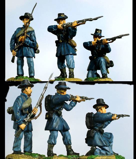 American Civil War Conte Collectibles #57148 Texas Brigade Firing Set #1 